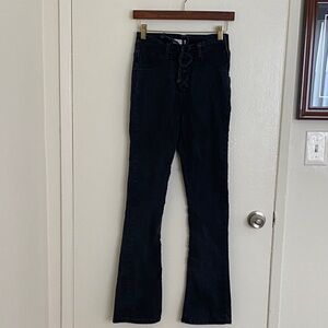 Forever 21 Black High-Rise Flare Jeans